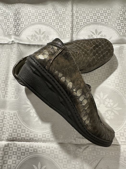 НОВИ дамски мокасини от естествена кожа–кафяв цвят