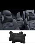 Set 2 buc perne tetiere auto, pentru sustinere gat din piele ecologica