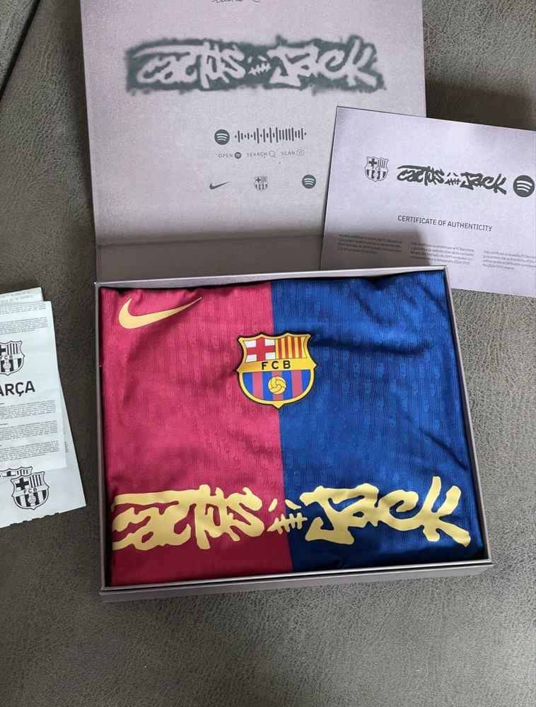Tricou de fotbal FC Barcelona X Travis Scott