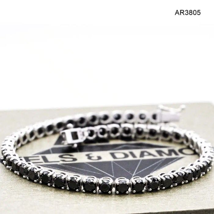 Bratara Aur 14K cu diamante negre model deosebit ARJEWELS