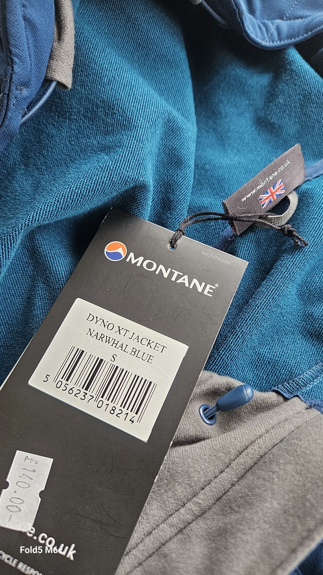 Jachetă Montane, waterproof, wind proof, S, nouă