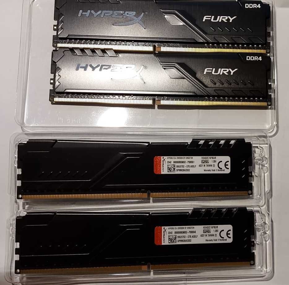 4x8Gb = 32gb 3200 mhz DDR4