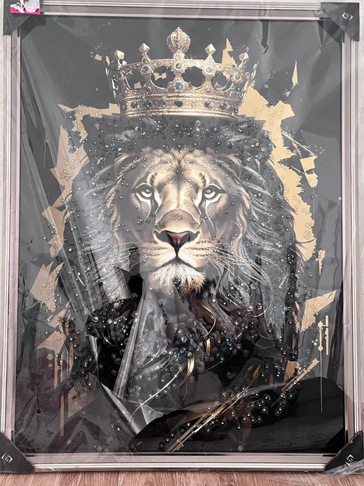 Картинка лев черный