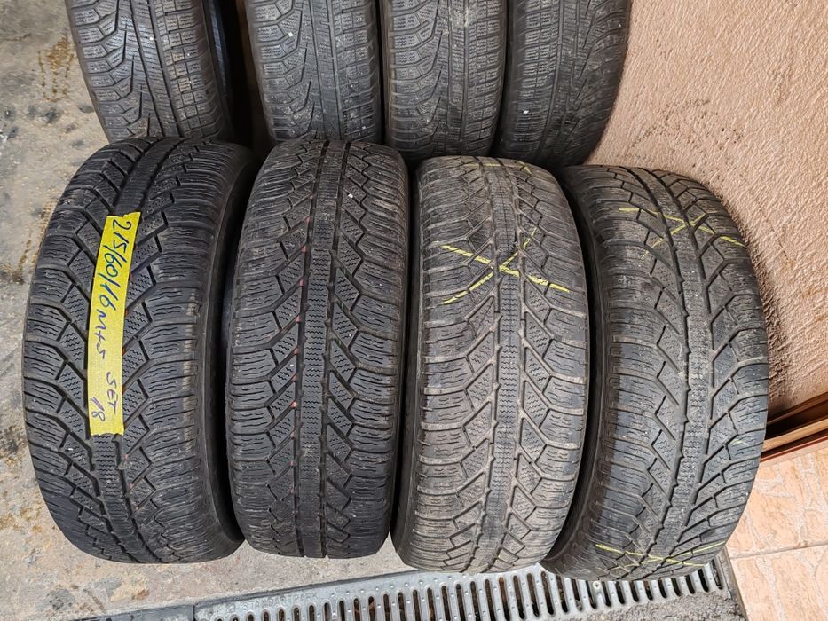 Vând cauciucuri 215/60/16 M+S set complet Semperit