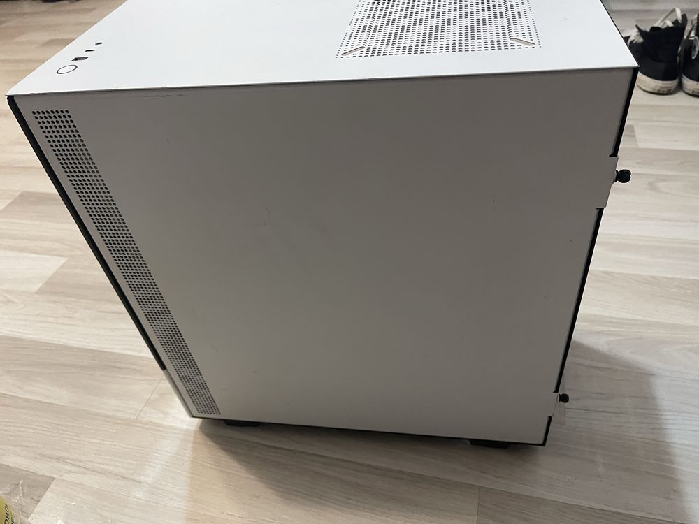 Carcasa PC NZXT H510 Elite Matte White, Middle Tower cu mic defect