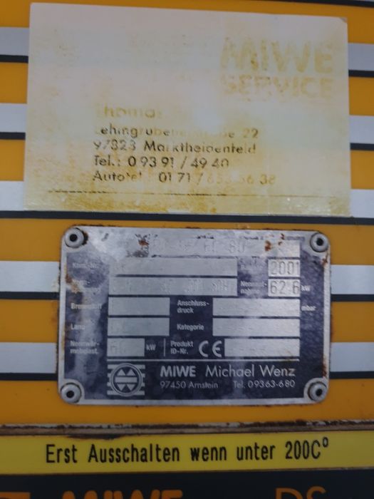 Печка Miwe roll-in