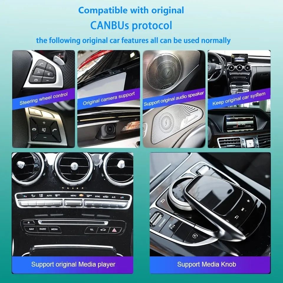 Navigatie Mercedes ML, GLE,GLS,GL W166,X166,X164 cu Android.