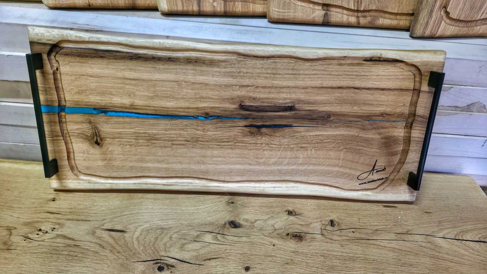 Platouri din lemn de stejar