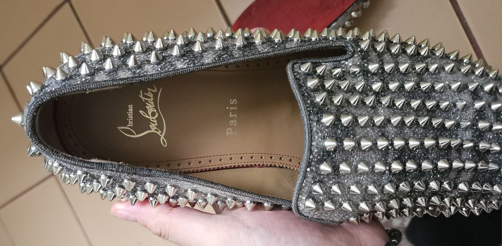 Christian Louboutin, мъжки мокасини