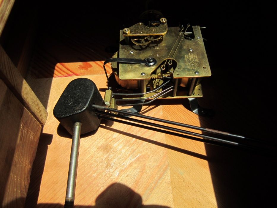 Ceas unicat mare Vintage functional handmade Germany mecanism mecanic