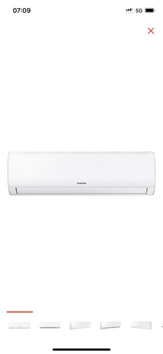 Кондиционер Samsung AR18BQHQASINER/XER белый + монтажный комплект