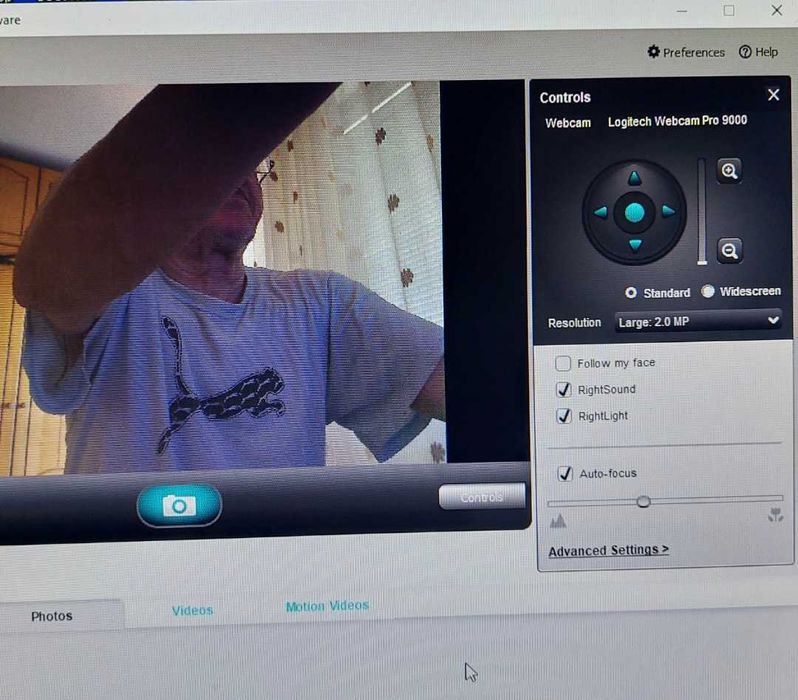 Camera web logitech pro 9000 in stare perfecta 2mp,autofocus ,