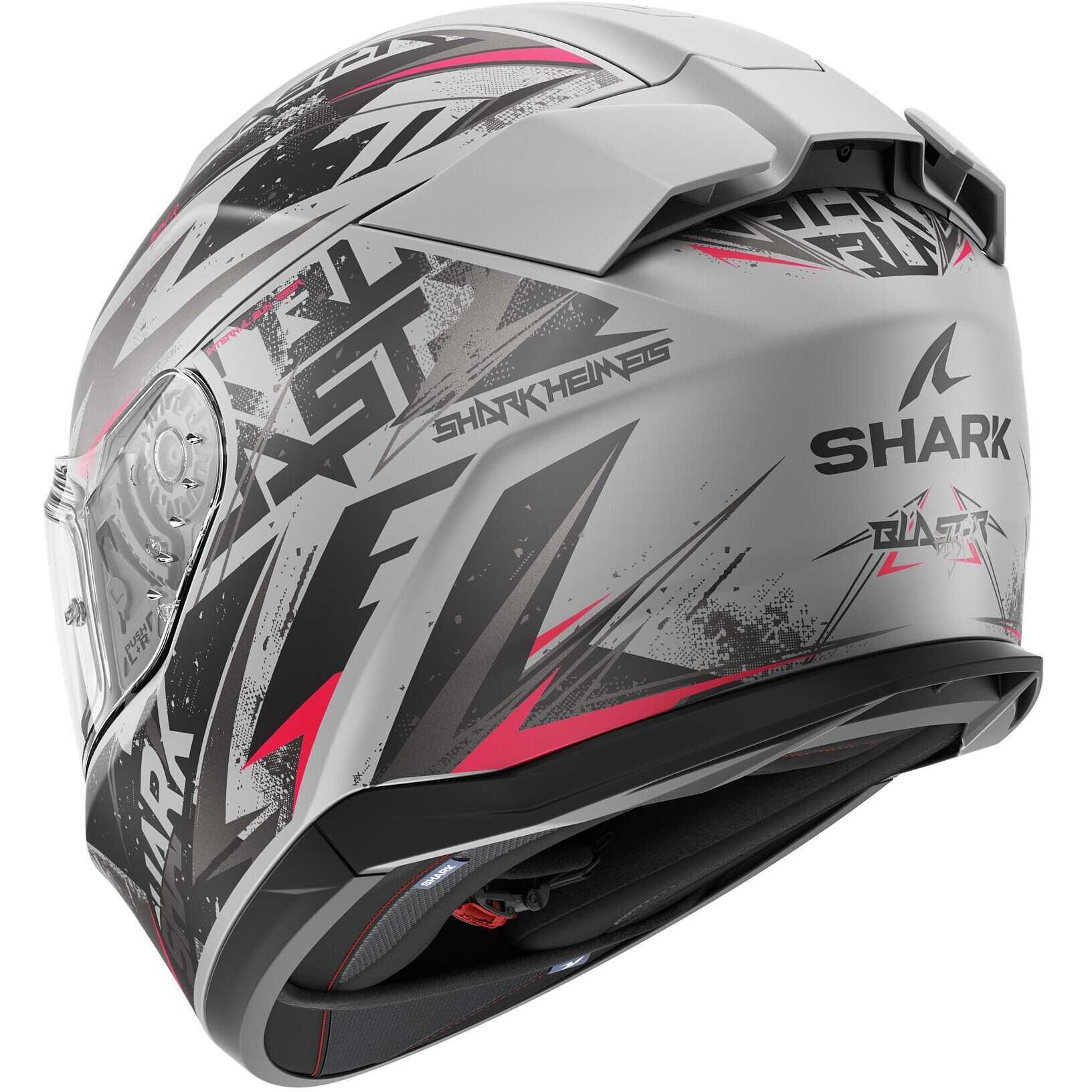 Мото каска  SHARK D-SKWAL 3 BLAST-R MAT,размер S 55-56см.очила ,NEW
