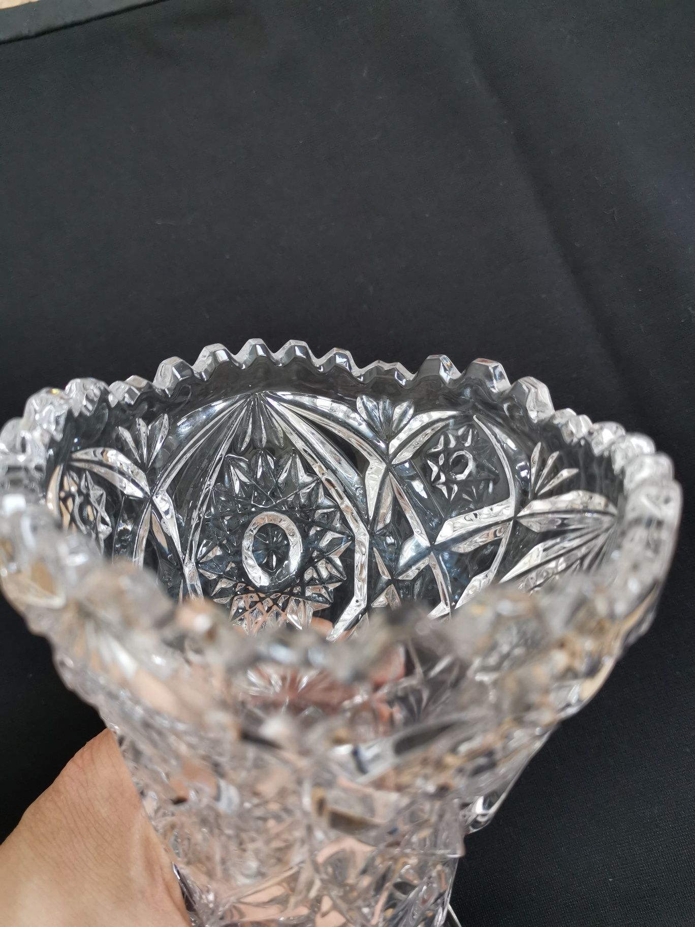 Vaza de cristal Bohemia 16 cm