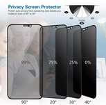 Folie sticla iphone privacy 16 xs xr 11 13 14 pro max 12 15 PLUS husa