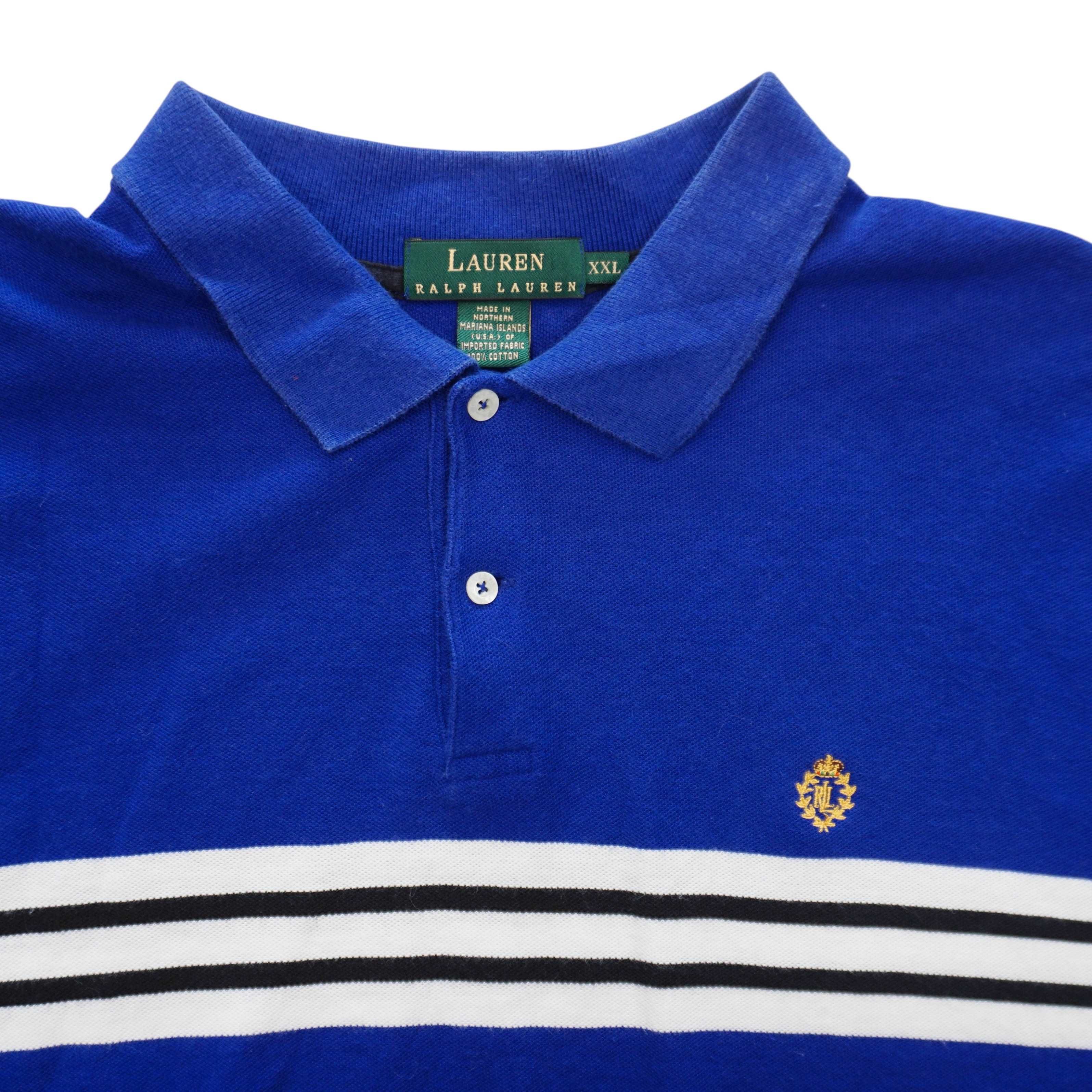 Ralph Lauren оригинална мъжка тениска с яка (Made in USA) - XXL