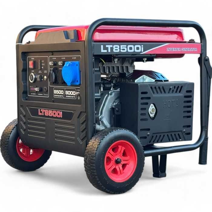 Инверторен Бензинов Агрегат Bullmax 8500I, Червен, Преносим, Моно