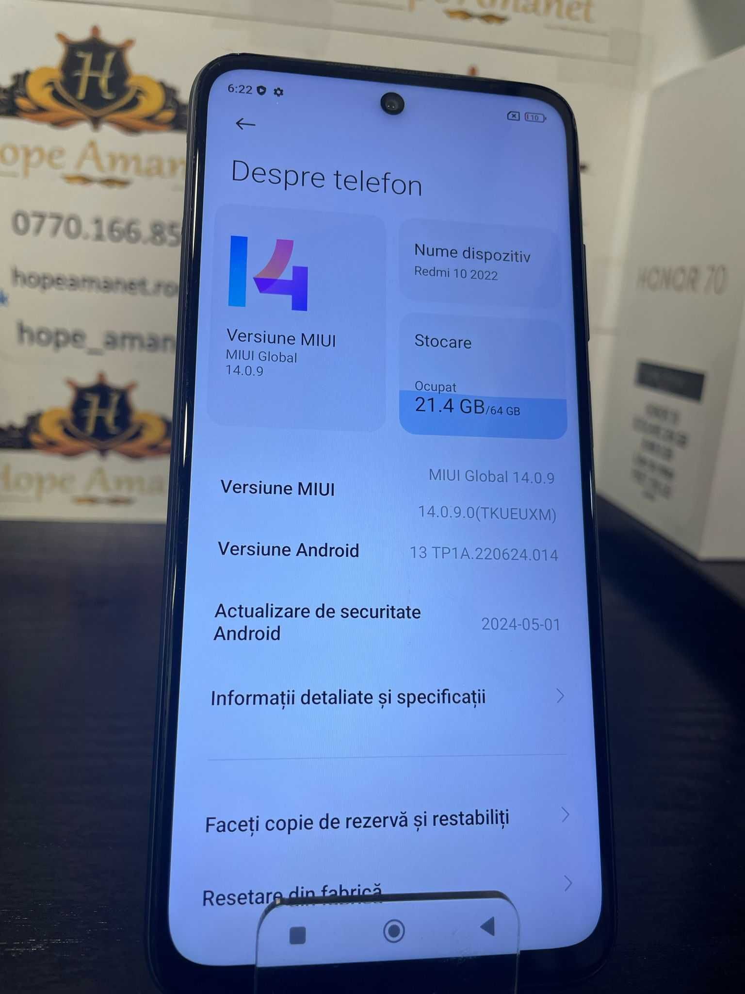 Hope Amanet P10/Redmi Note 10