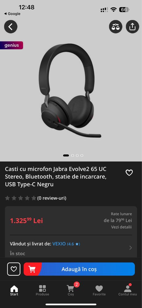 Jabra evolve 2 65