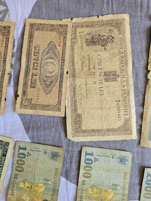79 bancnote România, starea lor se vede poze