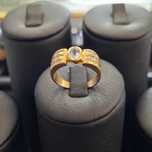 ( B30736.1 / Ag28 Doi Baieti ) Inel Aur 18K - 5.68 grame / 2640 lei