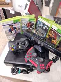 Consolă Xbox 360, 320GB, Kinect,  5jocuri!