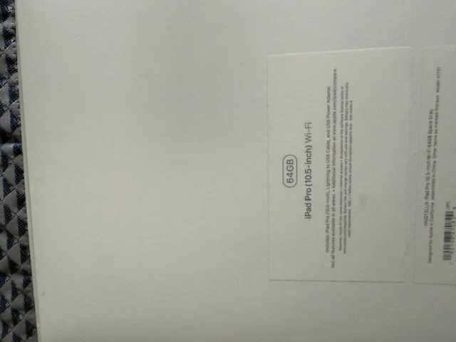 ipad pro 10.5 a1701 64gb wifi