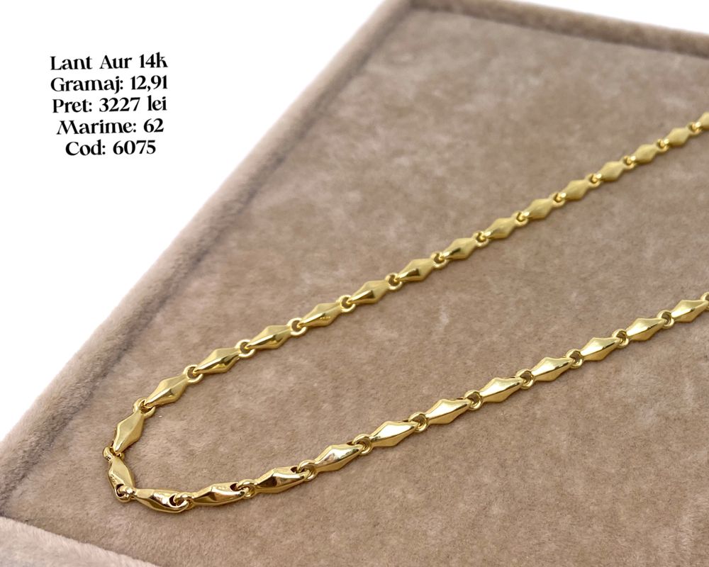 (6075) Lant Aur 14k 12,91g FB Bijoux Euro Gold