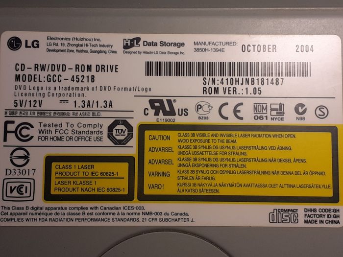 DVD-ROM / CD-RW pentru PC