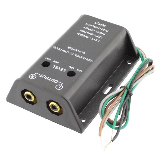 Filtru Convertor Semnal Audio HI LOW Convertor RCA Amplificator Auto