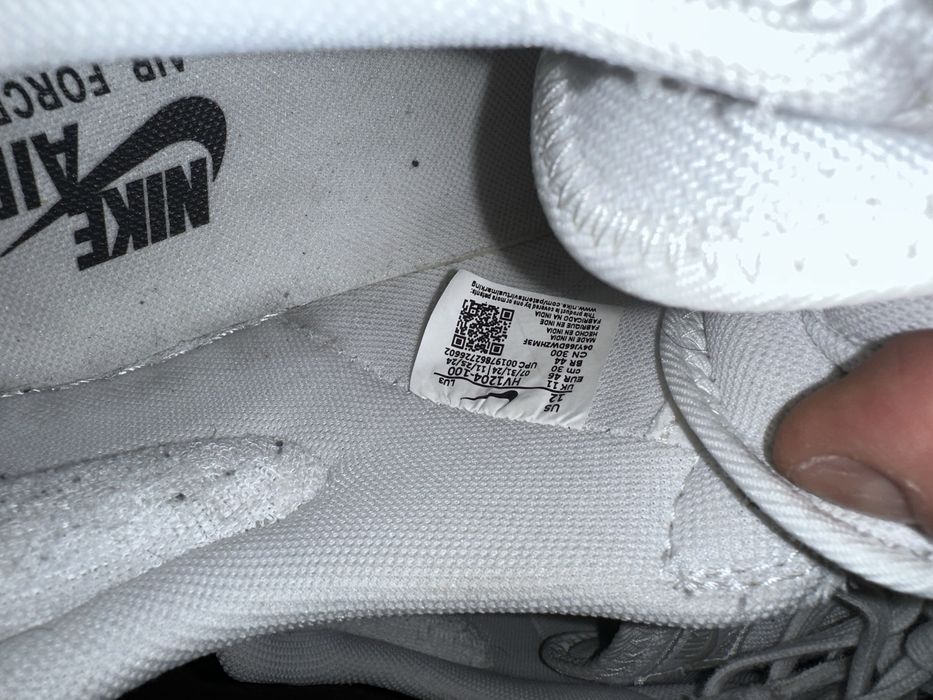 Nike air force 1 black/white