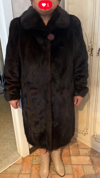 Шуба из натуральной норки