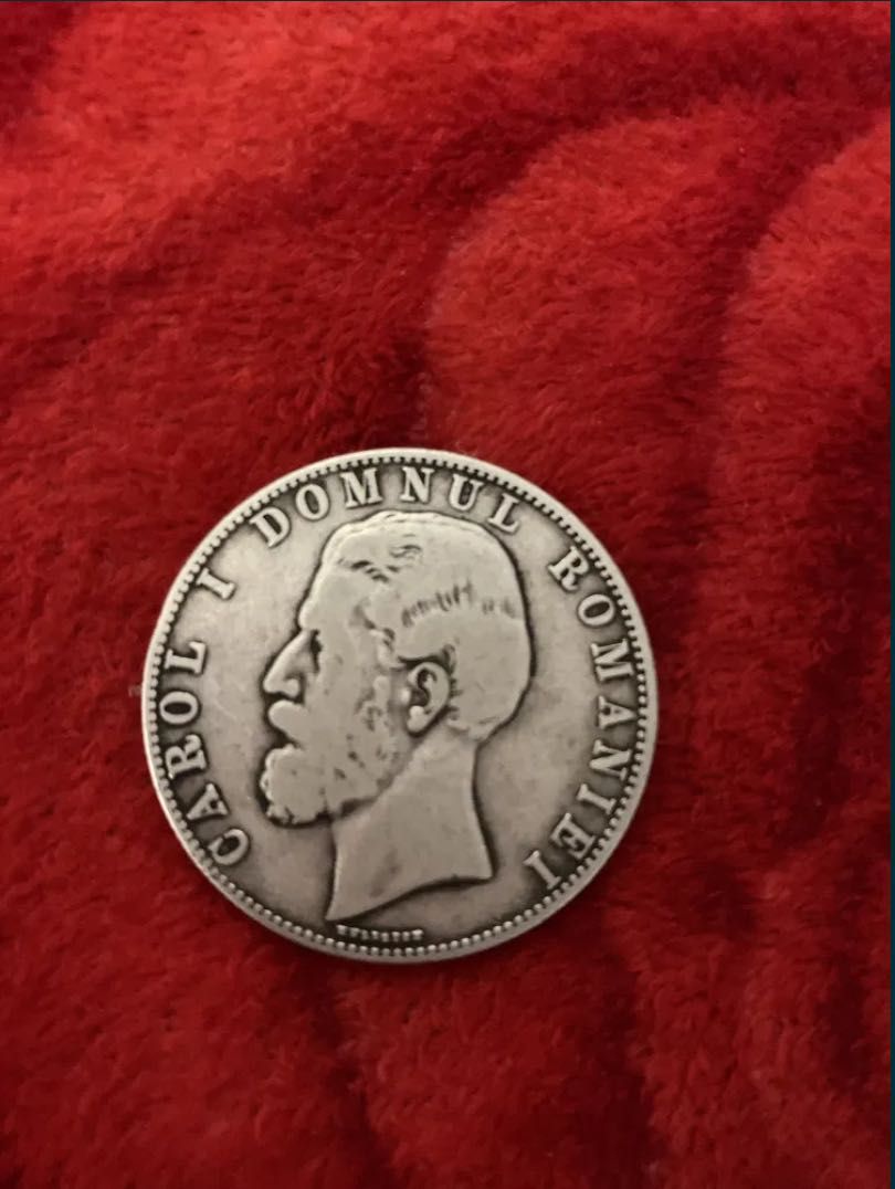Vănd monedă Carol 1 1880