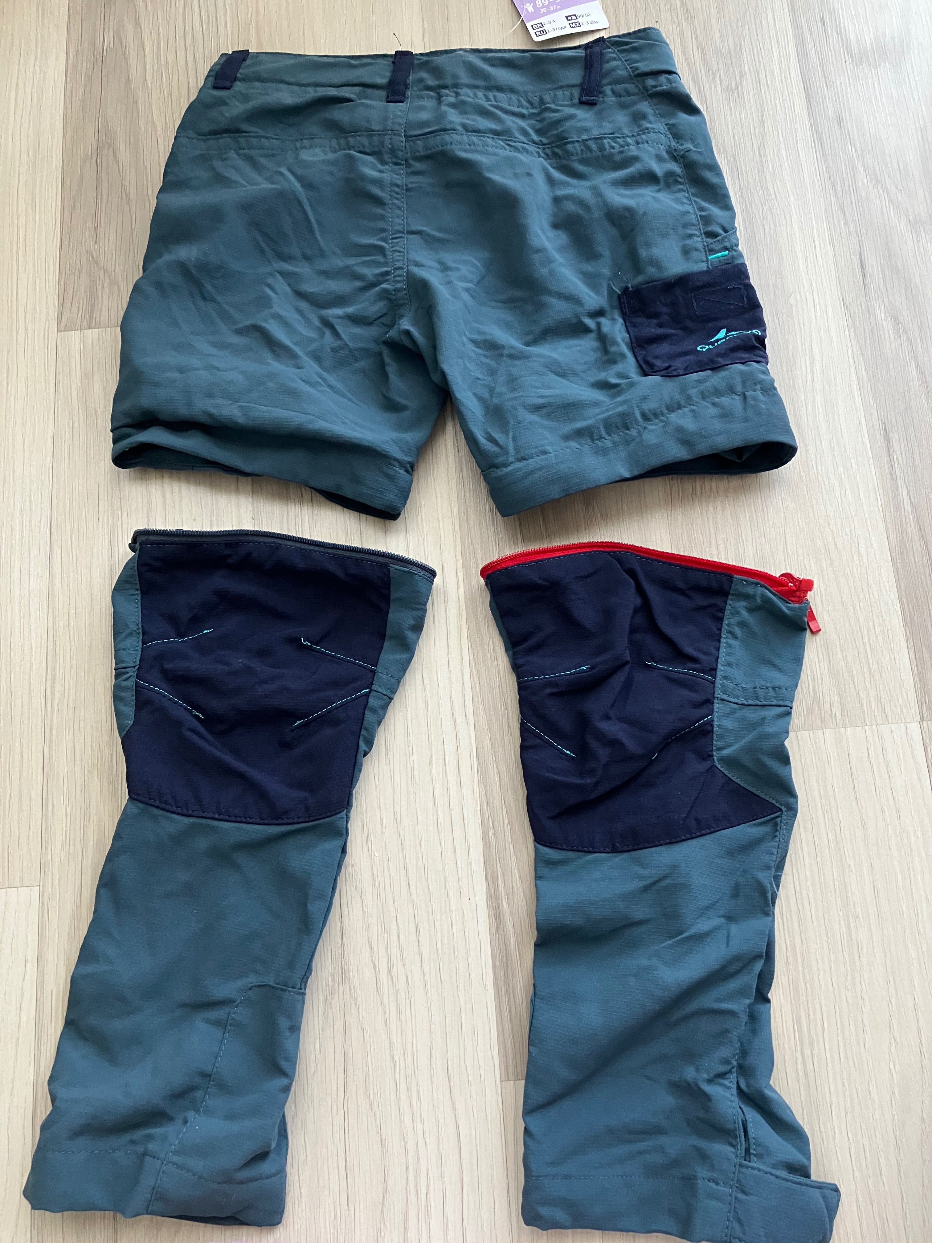 Pantaloni drumetie fetite Decathlon 2-3 ani, nou