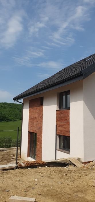 Jgheaburi și burlane dintr-o bucata fără îmbinari aluminiu gri /maro a
