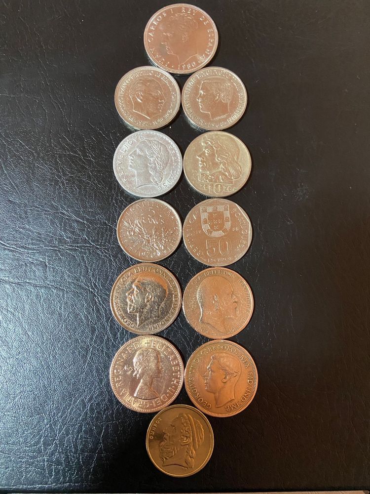 Lot monede vechi mari