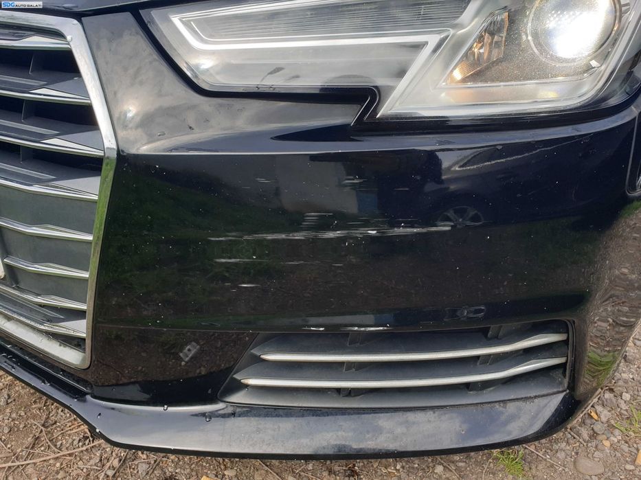 Bara Spoiler Fata Completa cu Grila si Emblema Audi A4 B9 NFL Non Facelift 2015 - 2019 Culoare LY9B [K4032]