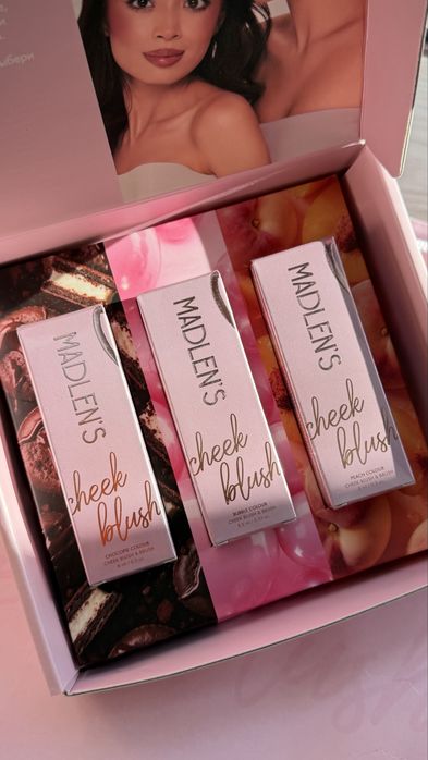 Madlen Glow румяна стики новые набор из трех