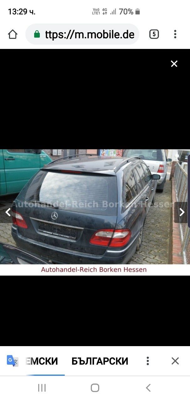Мерцедес Е W211 2.2CDI