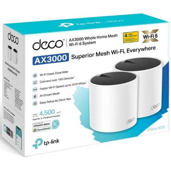 Mesh-система Wi-Fi TP-Link Deco X55/AX3000 (1pack)
