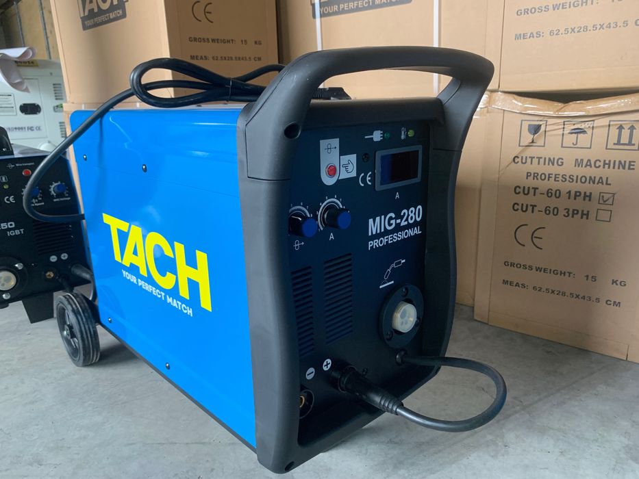 280А МАХ Телоподаващо инверторно с евробукса 4м с дисплей - 2025