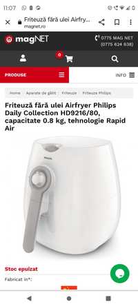 Friteuza fara ulei Philips