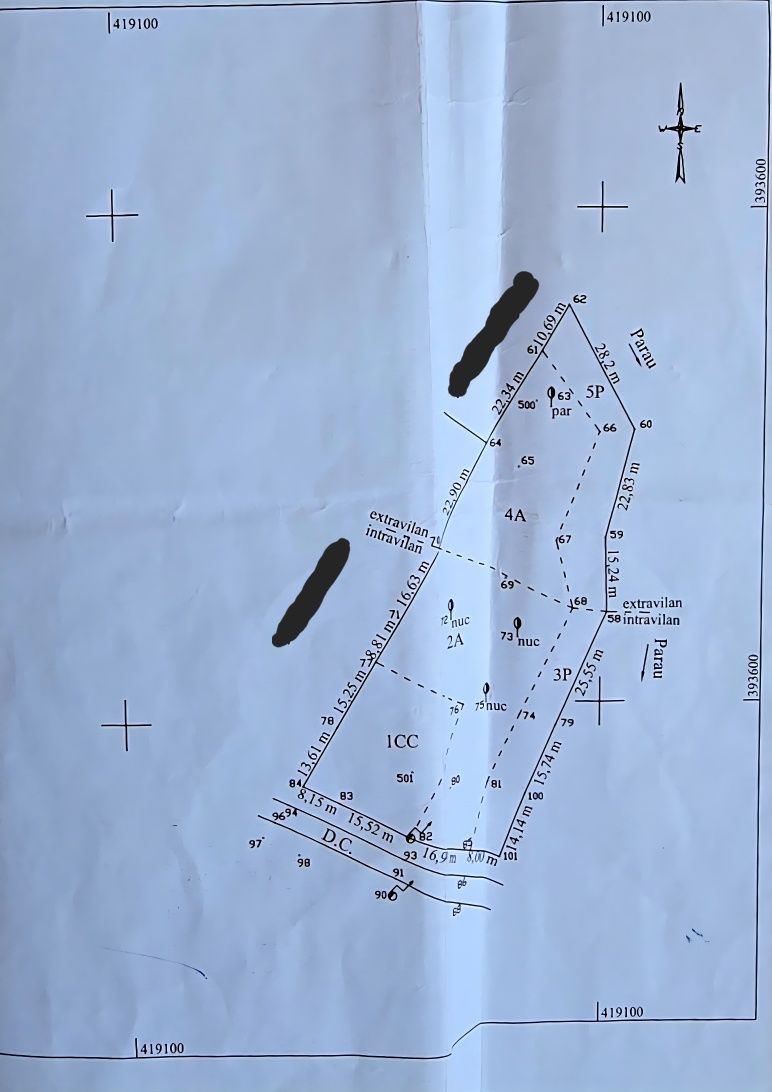 Teren 3.787 mp cu deschidere la strada principală – Cernișoara Valcea