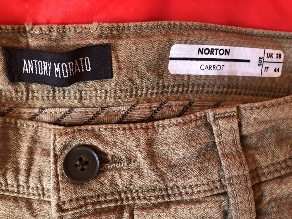 НОВИ Antony Morato Carrot Norton Trousers мъжки чино панталони - р.29