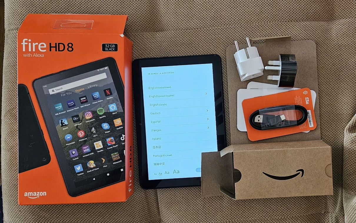 Таблет Amazon Fire HD 8, 8” HD дисплей, 32 GB,