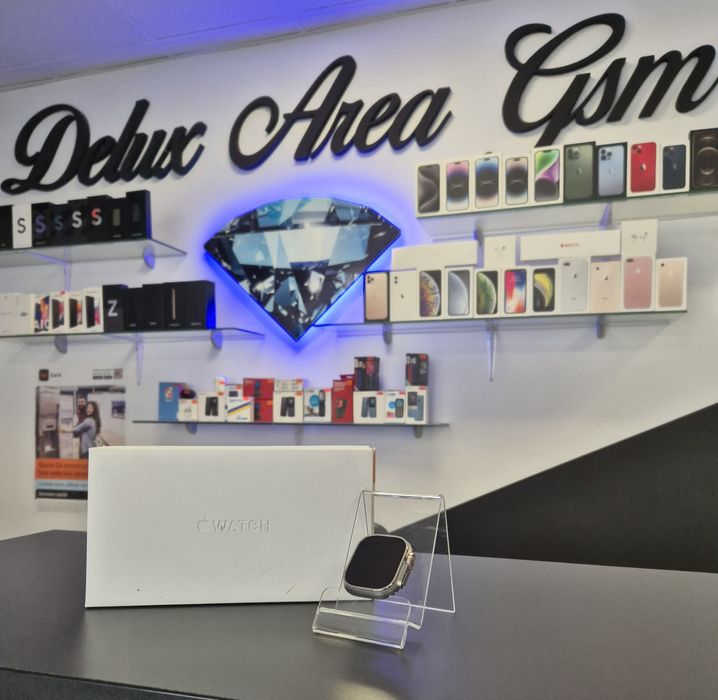 Apple Watch Ultra 2 / Titanium / Blue Ocean Band / DeluxGSM