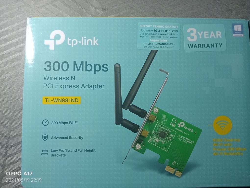 Placa Wi-Fi tp-link 300 mbps