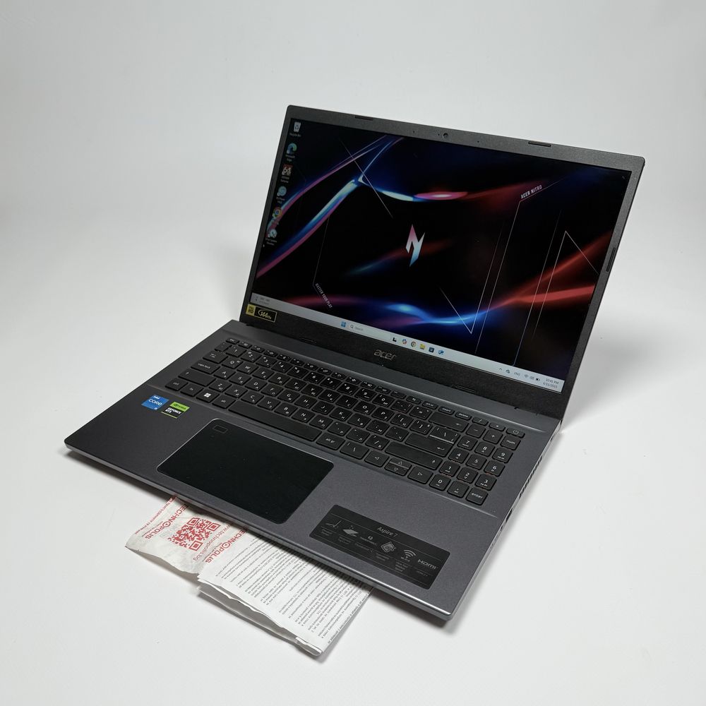 Гаранция Acer Aspire 7/15,6” 144Hz IPS/i5-12450H/RTX 2050/16GB/512GB