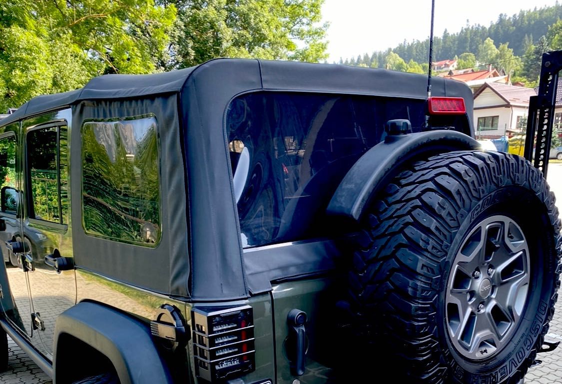 Soft top. Mopar cu geamuri fumurii, pt 07-18 Jeep Wrangler Rubicon