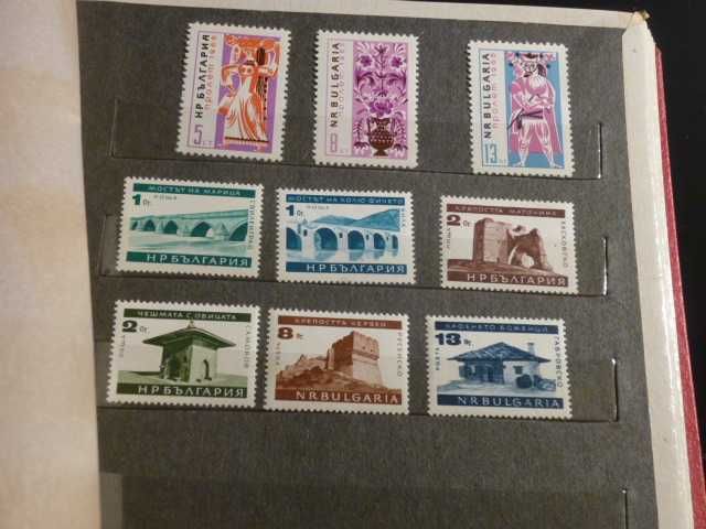 Пощенски марки - България, колекция от серии и блокове от...